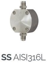 emec K-Plus Service Set M - Stainless Steel Pump Head, Viton Seal and PTFE Diaphragm